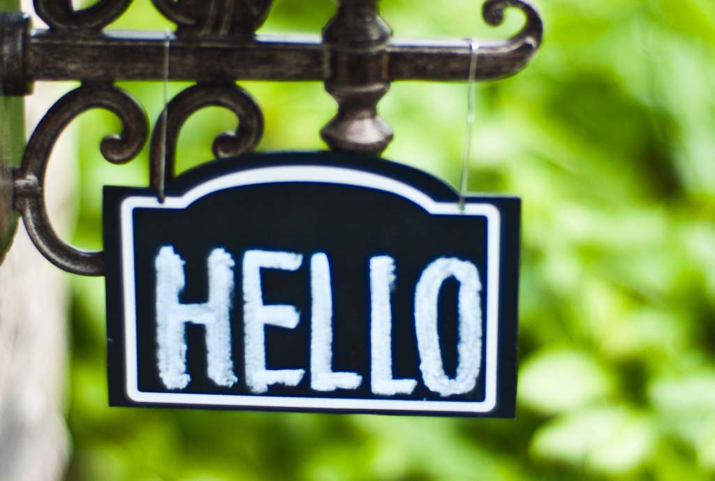 Image Of Hello Sign